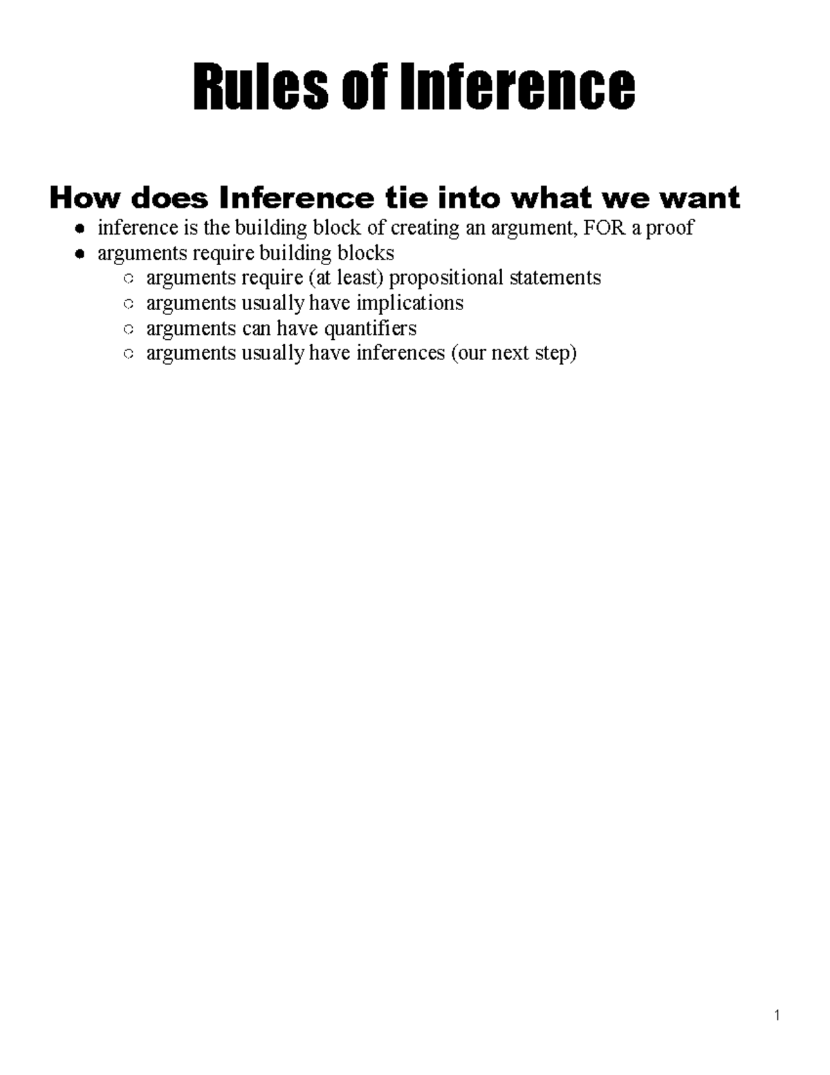 Rules of Inference in Discrete Math: A Comprehensive Guide - Studocu