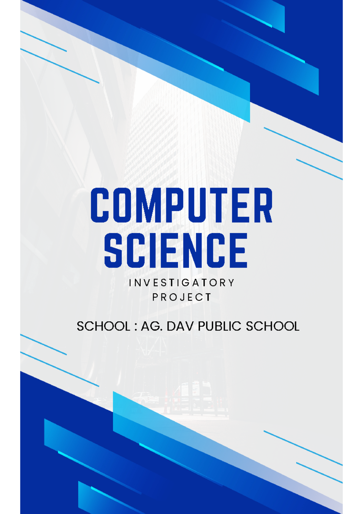 Merged Document - Project file computer science - COMPUTER SCIENCE I N ...