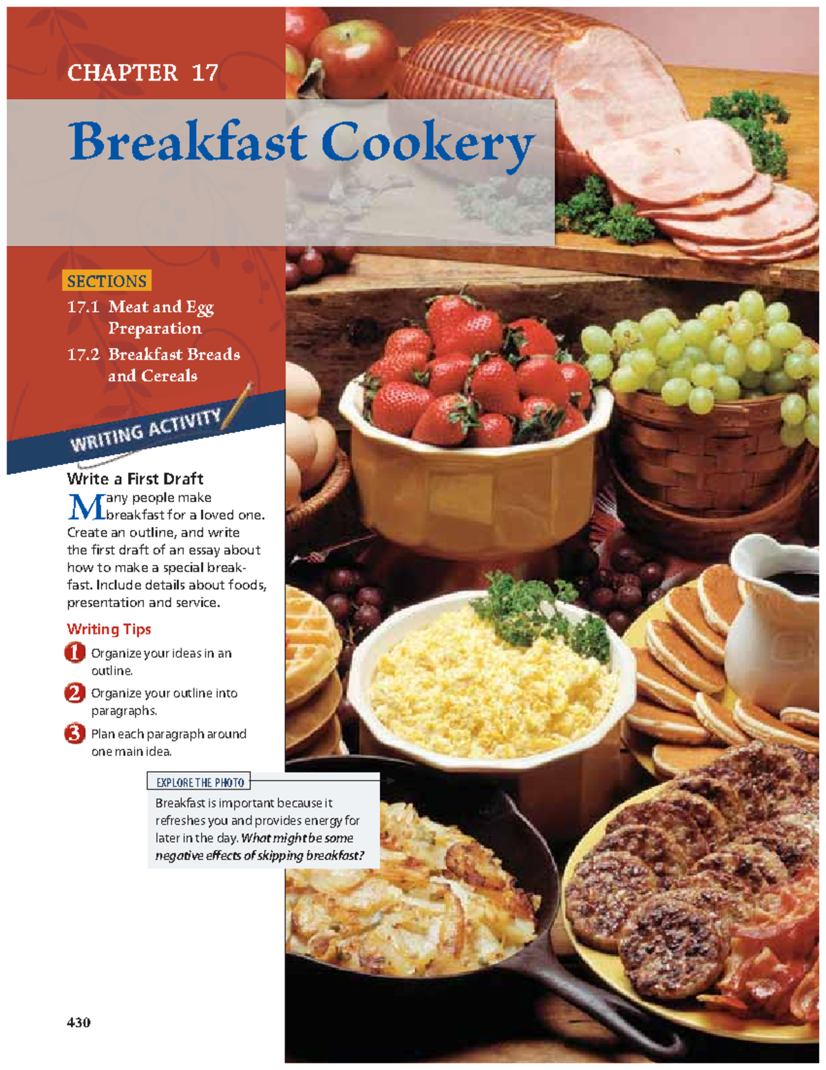 18. Chapter 17 - Breakfast Cookery - CHAPTER 17 Breakfast Cookery ...