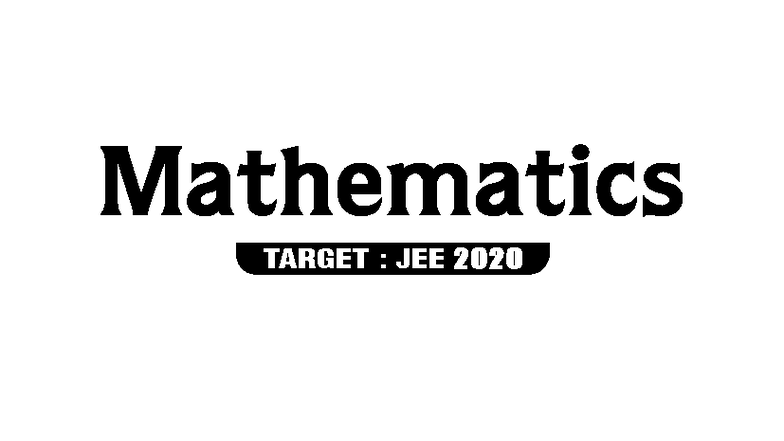 Allen Maths Assignment 04: JEE 2020 Home Assignment Solutions - Studocu