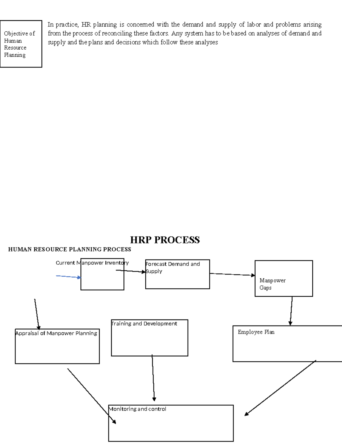 Human Resource Planning Process: Objectives and Forecasting Techniques ...