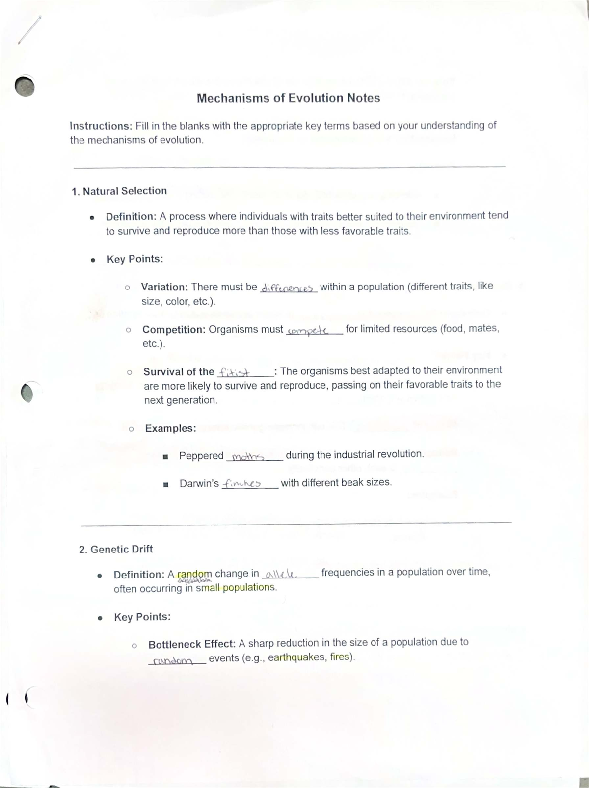 Course Codes and Lecture Notes on Advanced Topics in Biology ...