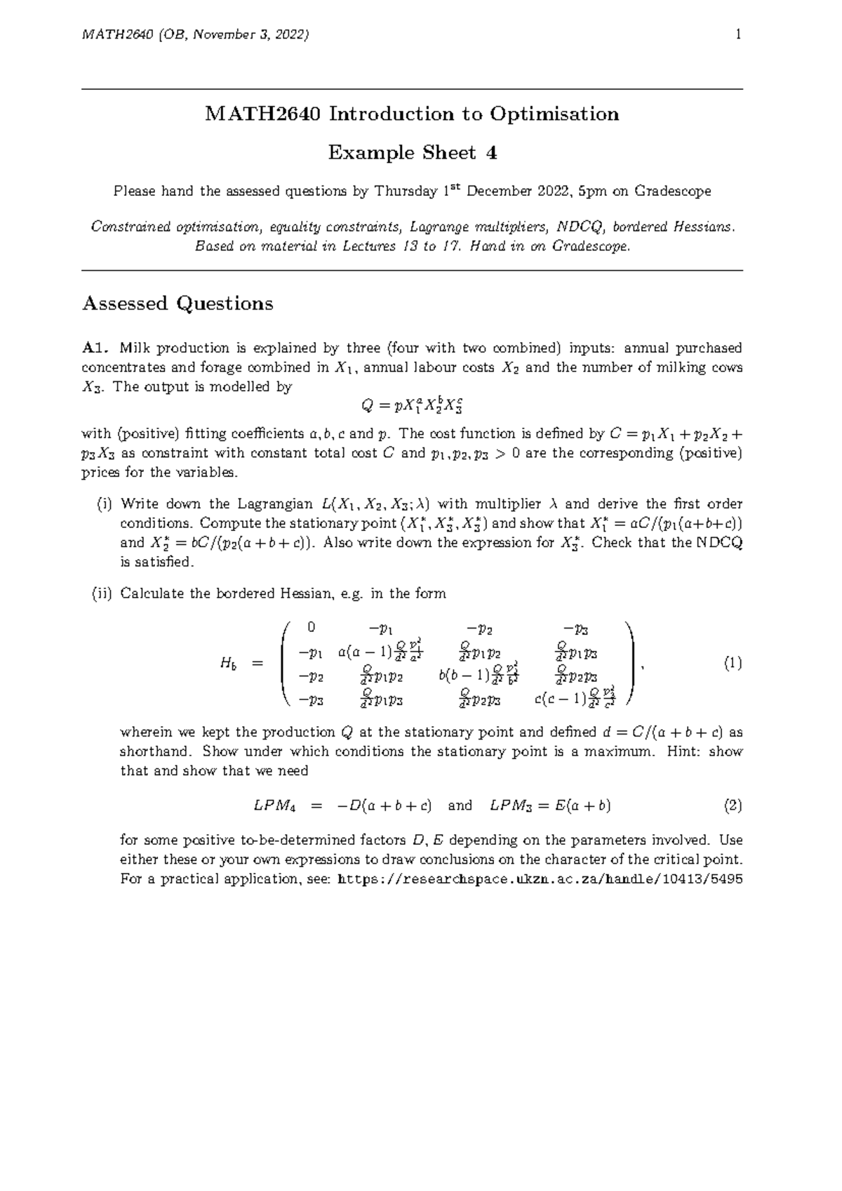 Examples 4 22 - MATH2640 (OB, November 3, 2022) 1 MATH2640 Introduction ...