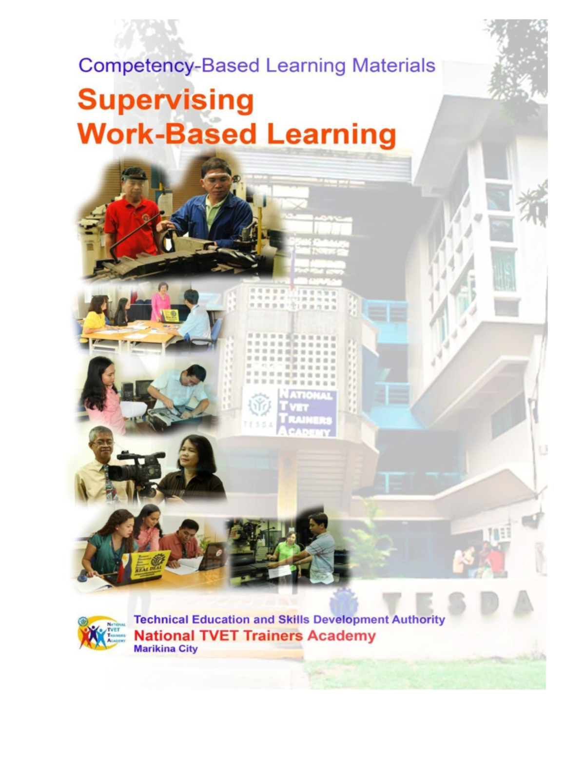 PDFSupervise Work Based Training - Competency-Based Learning Materials ...