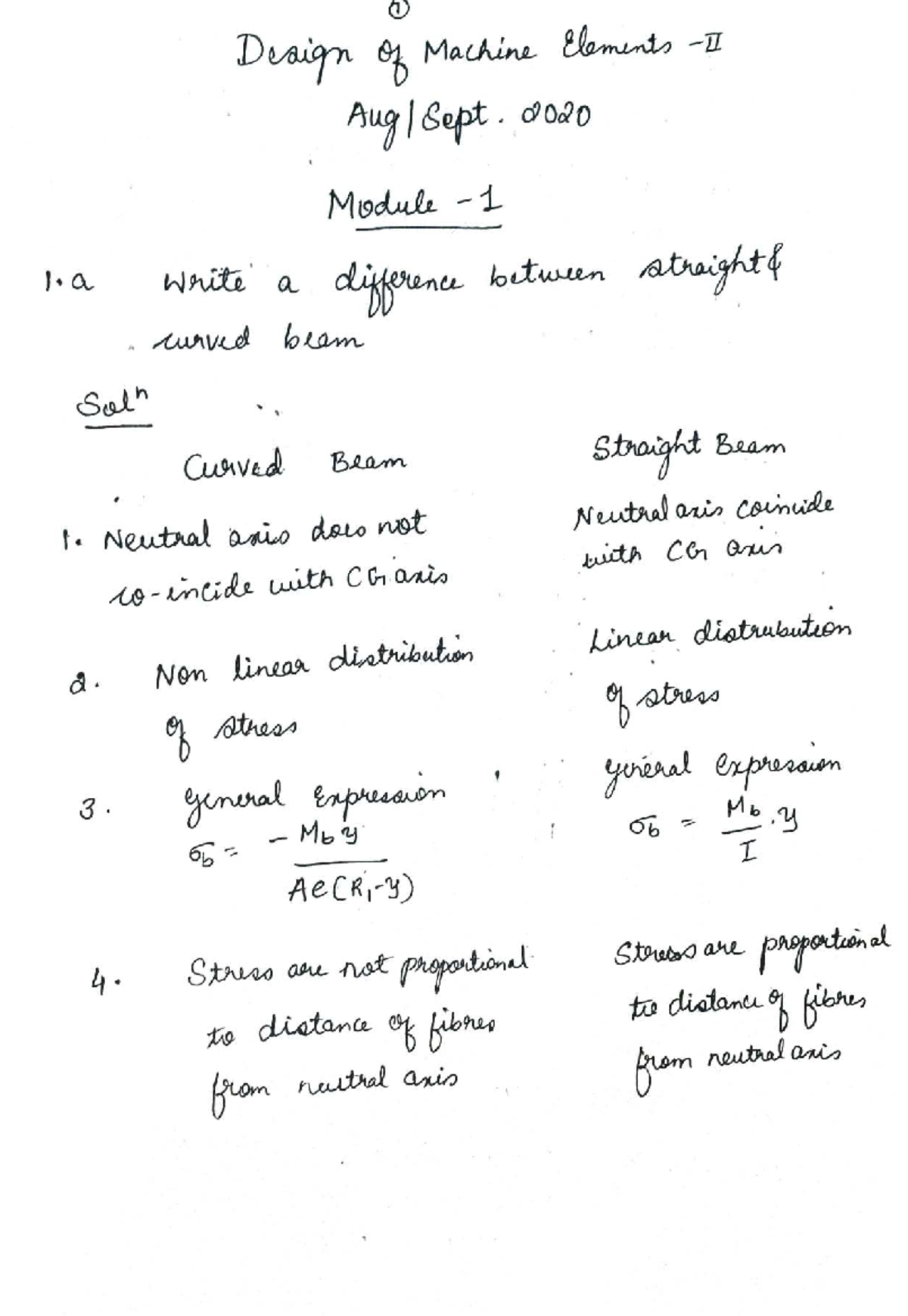 18ME62-DME-2 - Module 1 Study Notes on Material Properties and Analysis ...