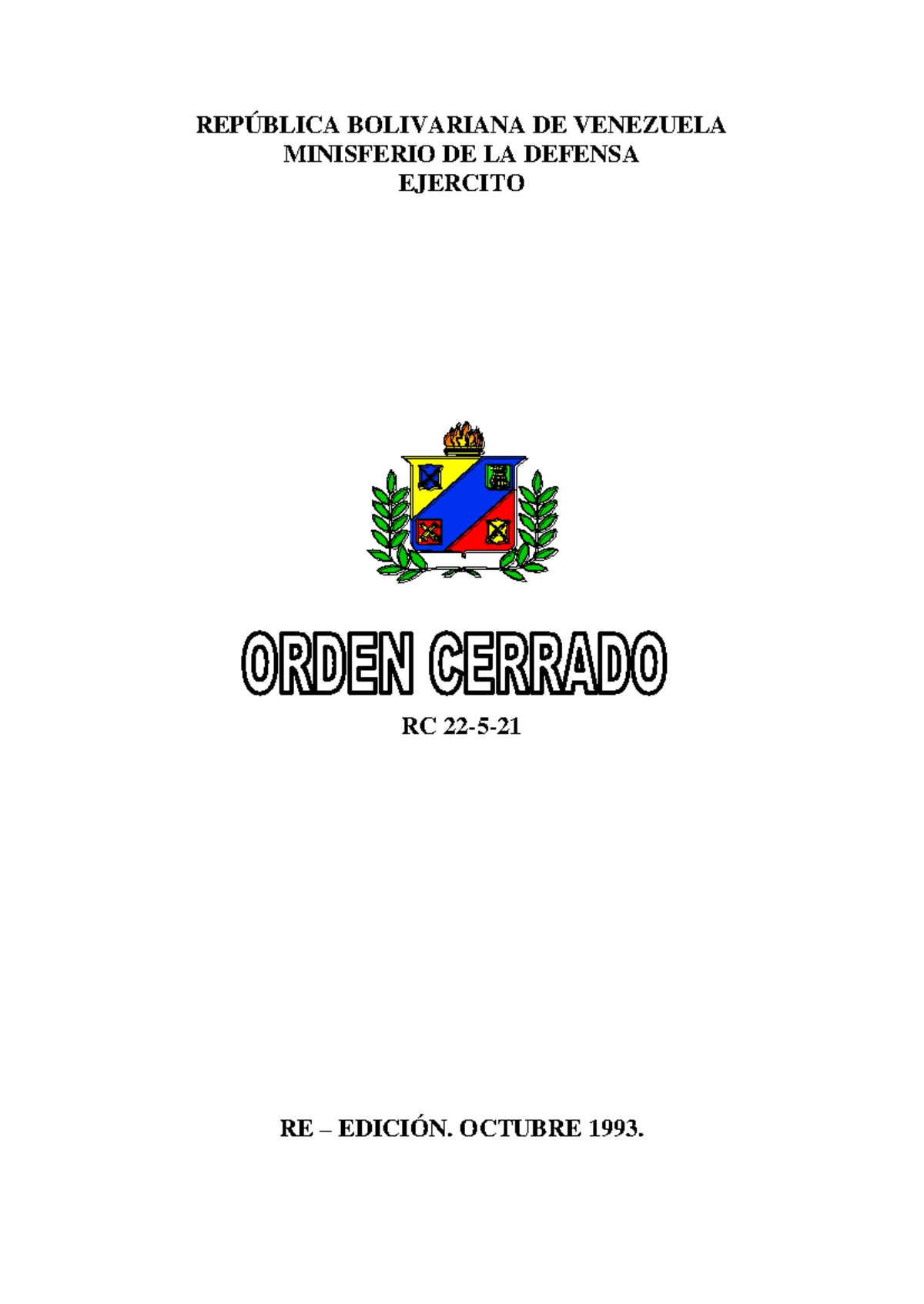 Dokumen - manual de orden cerrado - Orden Cerrado y Ejercicios ...