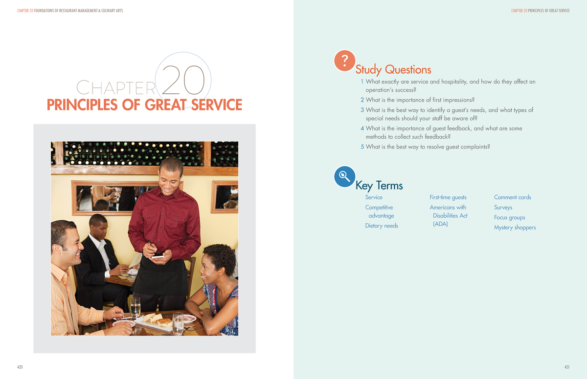 Ch20Principlesof Great Service - Terminology Terminology Terminology ...