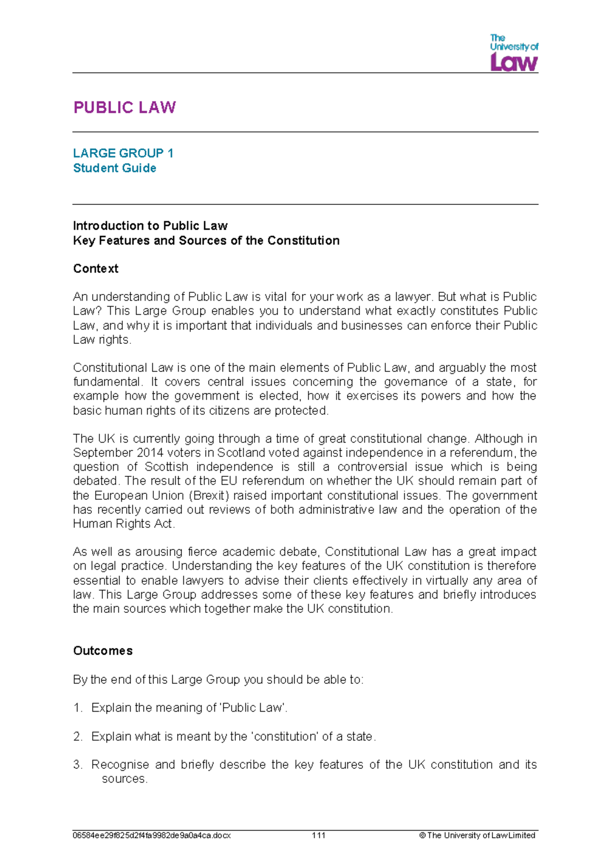 Public Law LG1: Essential Guide to Key Features & Constitutional ...