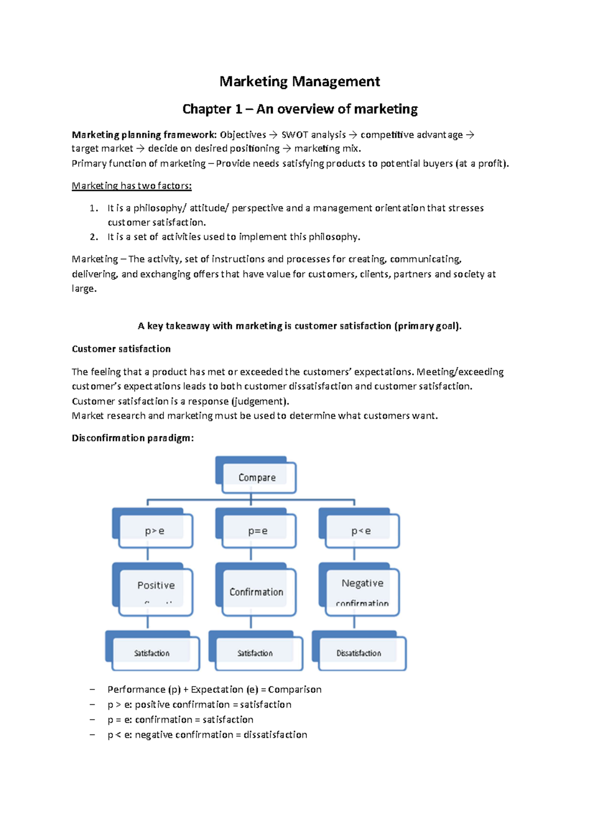 Marketing Management Insights: Key Concepts & Consumer Behavior - Studocu