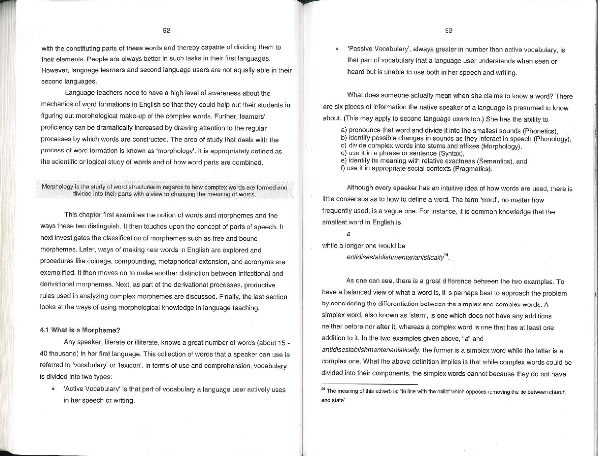 Linguistics for Students of English: Lecture Notes 1 (2020) - Studocu