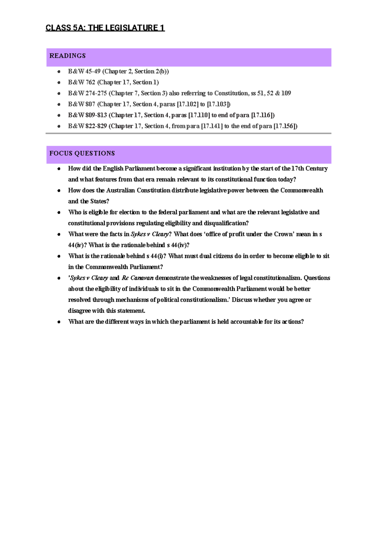 5A Legislative Powers and Functions: Analyzing Constitutional Framework ...