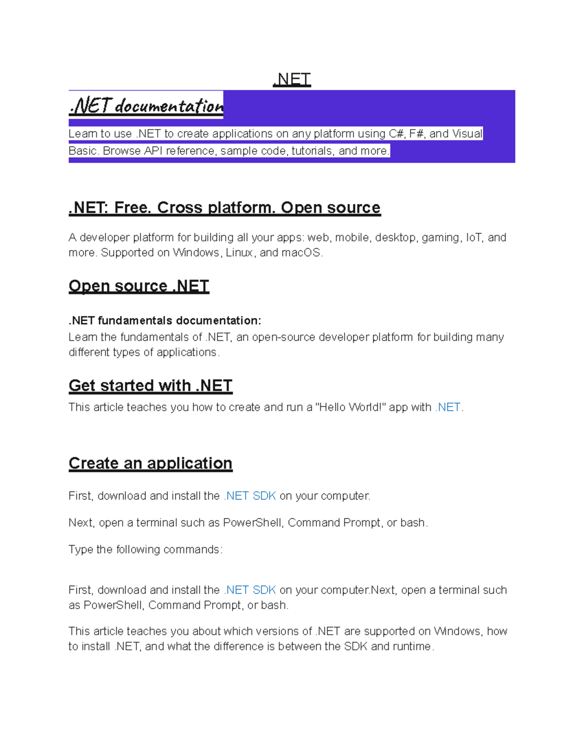 .NET Fundamentals: Creating Applications with Visual Basic - Studocu