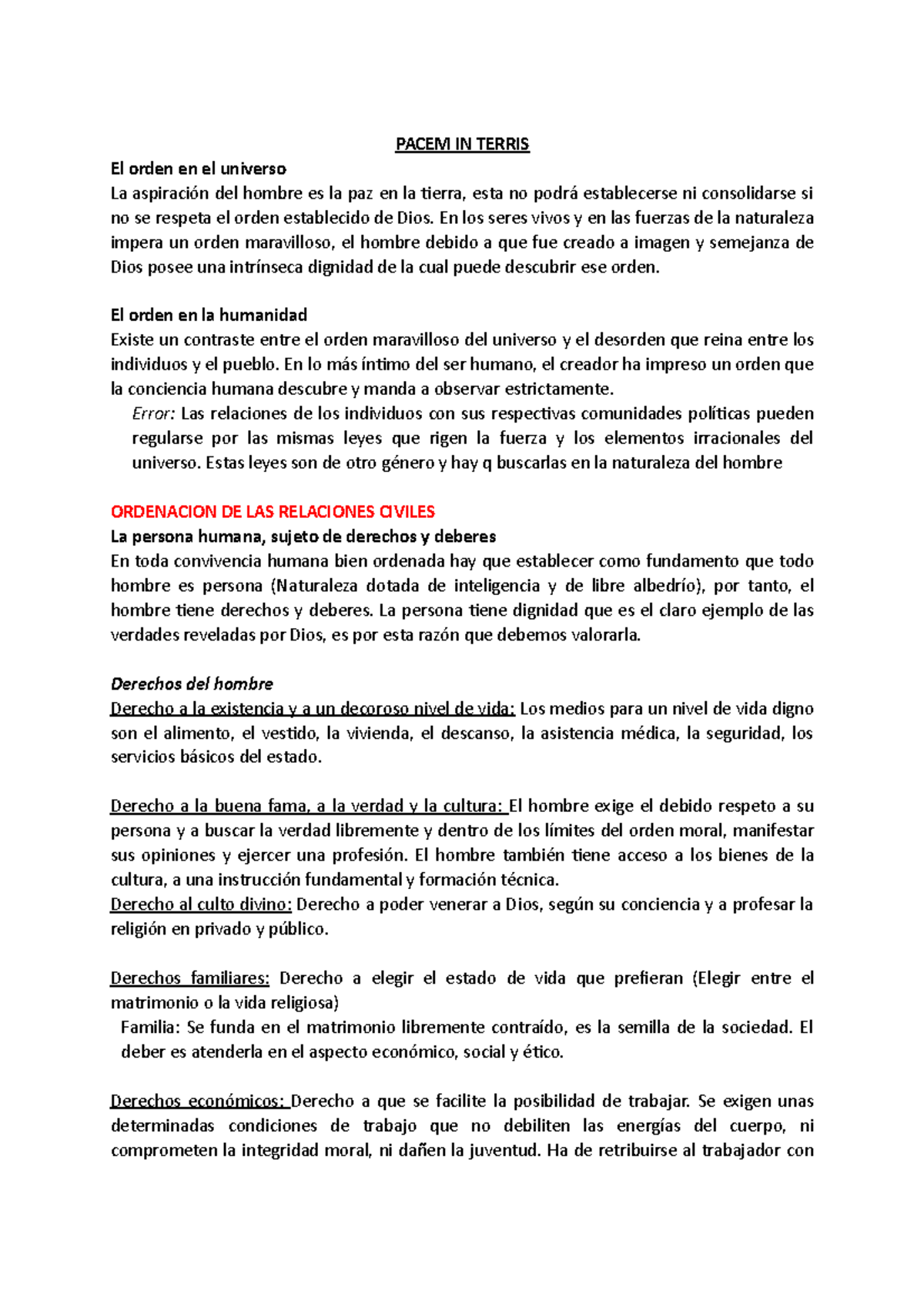 pacem in terris testo pdf