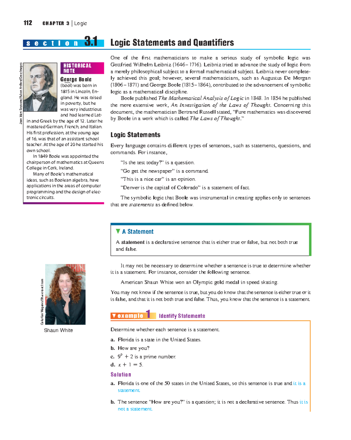 Basic Logic - Handout - 112 C H A P T E R 3 | Logic s e c t i o n 3 ...