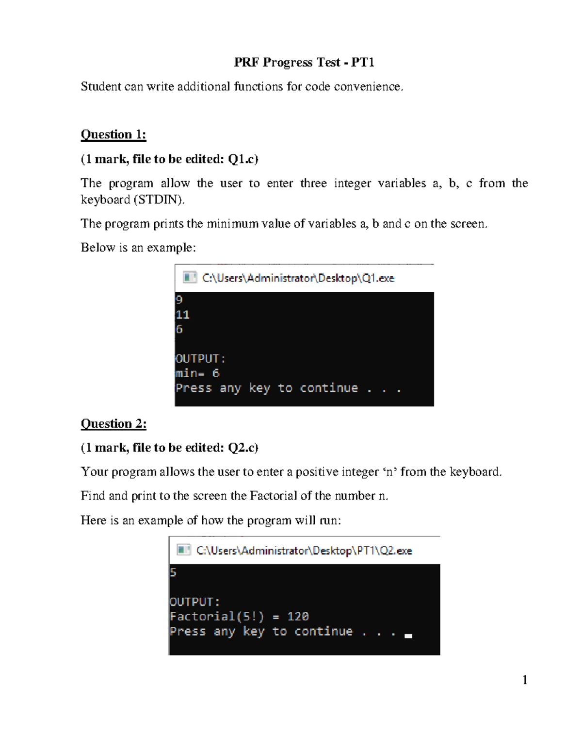PT1 - luyen tap - PRF Progress Test - PT 1 Student can write additional ...
