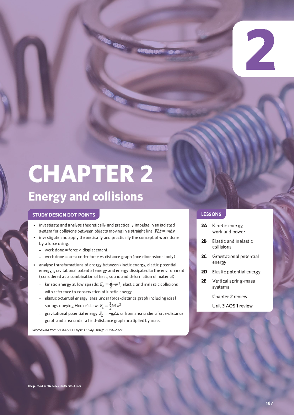 VCE Physics Units 3&4 Chapter 2: Energy and Collisions Study Notes ...