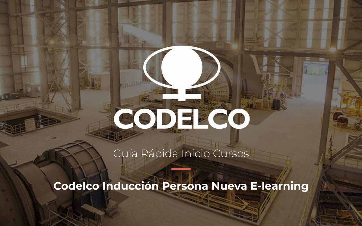 Codelco Guía Rápida Inicio - Guía Rápida Inicio Cursos Codelco ...