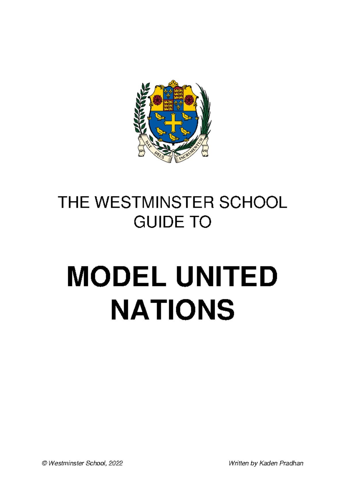 Guide to Model United Nations - Comprehensive Handbook for MUN - Studocu