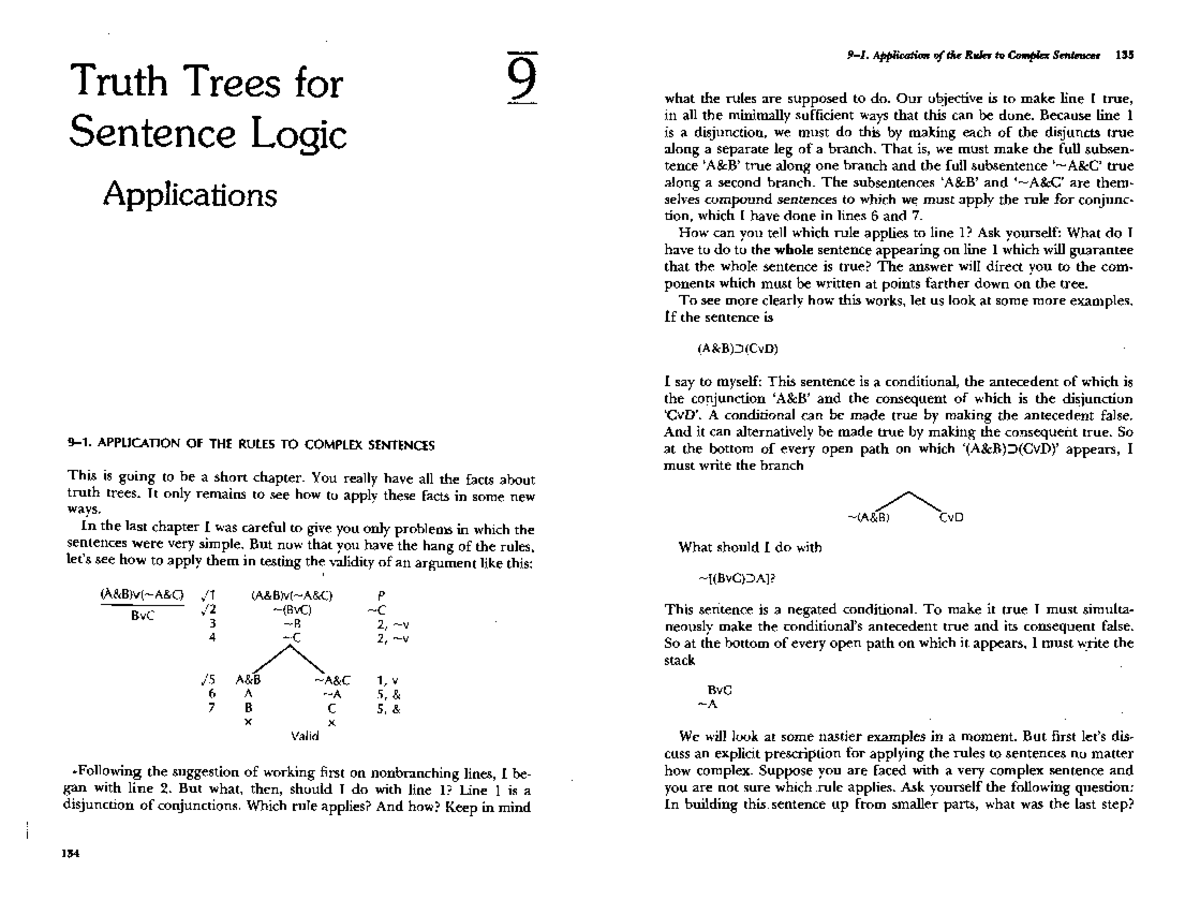 Tentamen Logica: Applying Truth Trees to Complex Sentences - Studeersnel