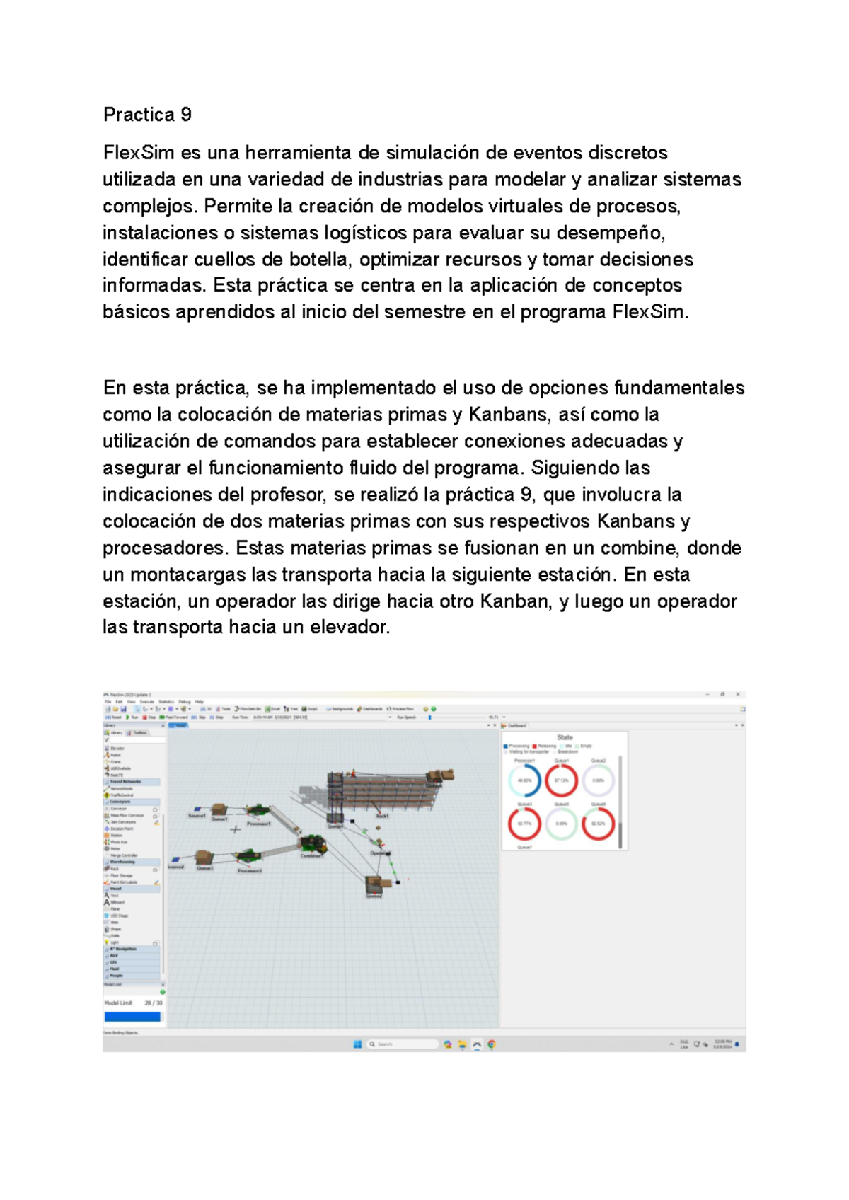 Práctica 9: Simulación de Procesos en FlexSim para la Optimización ...