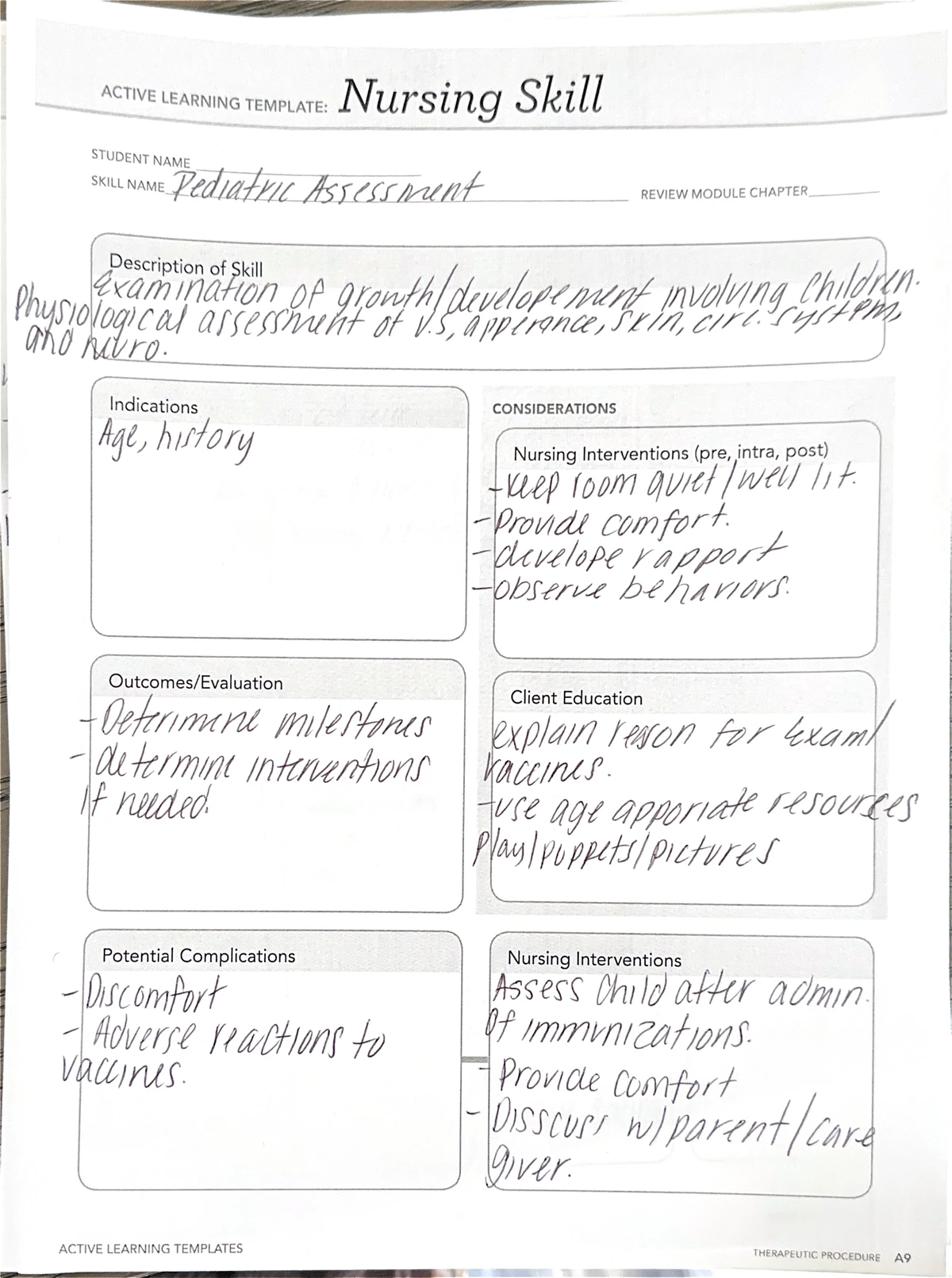 PEDS 101: Pediatric Vital Signs & Assessment Documentation - Studocu