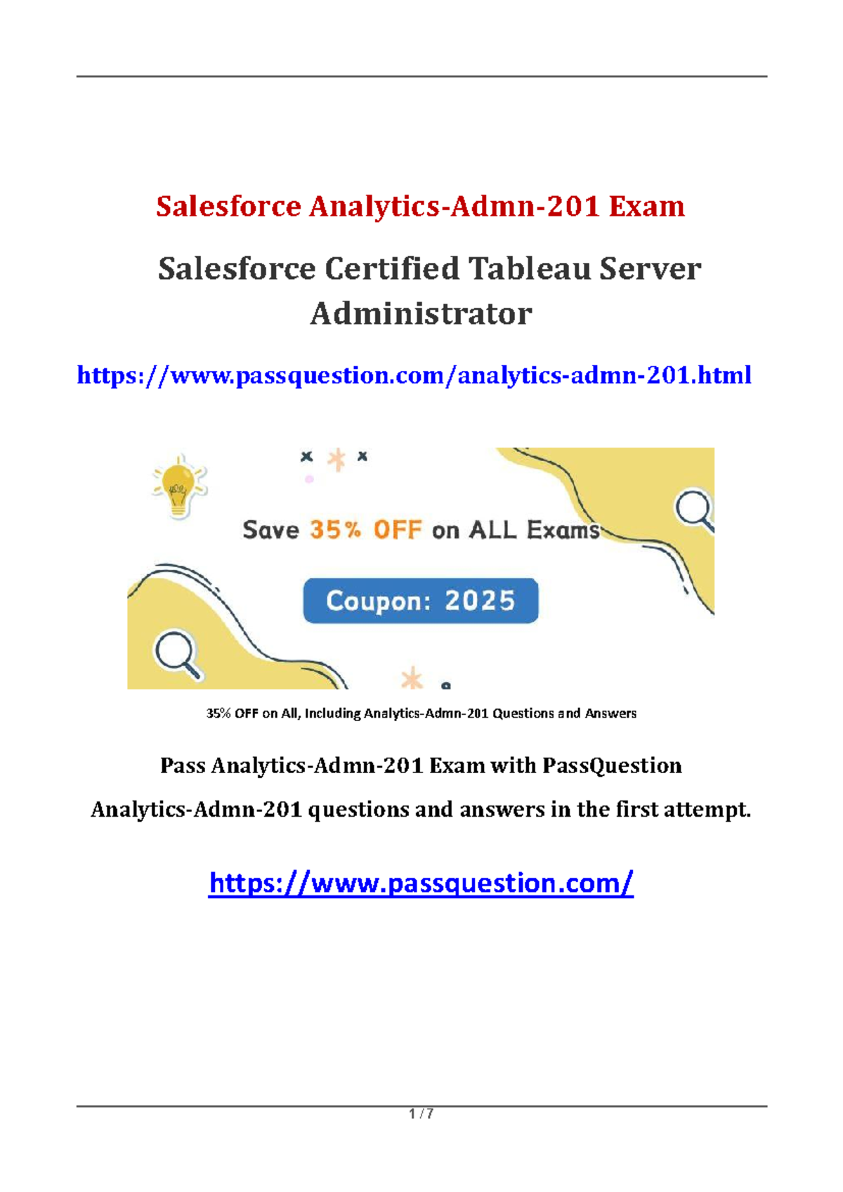 Salesforce Certified Tableau Server Administrator (Analytics-Admn-201 ...
