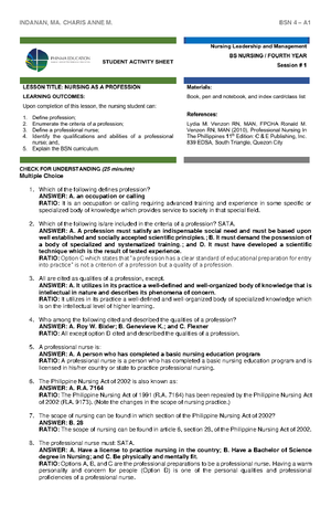 Gordons functional health patterns - 1 Health Promotion and the ...