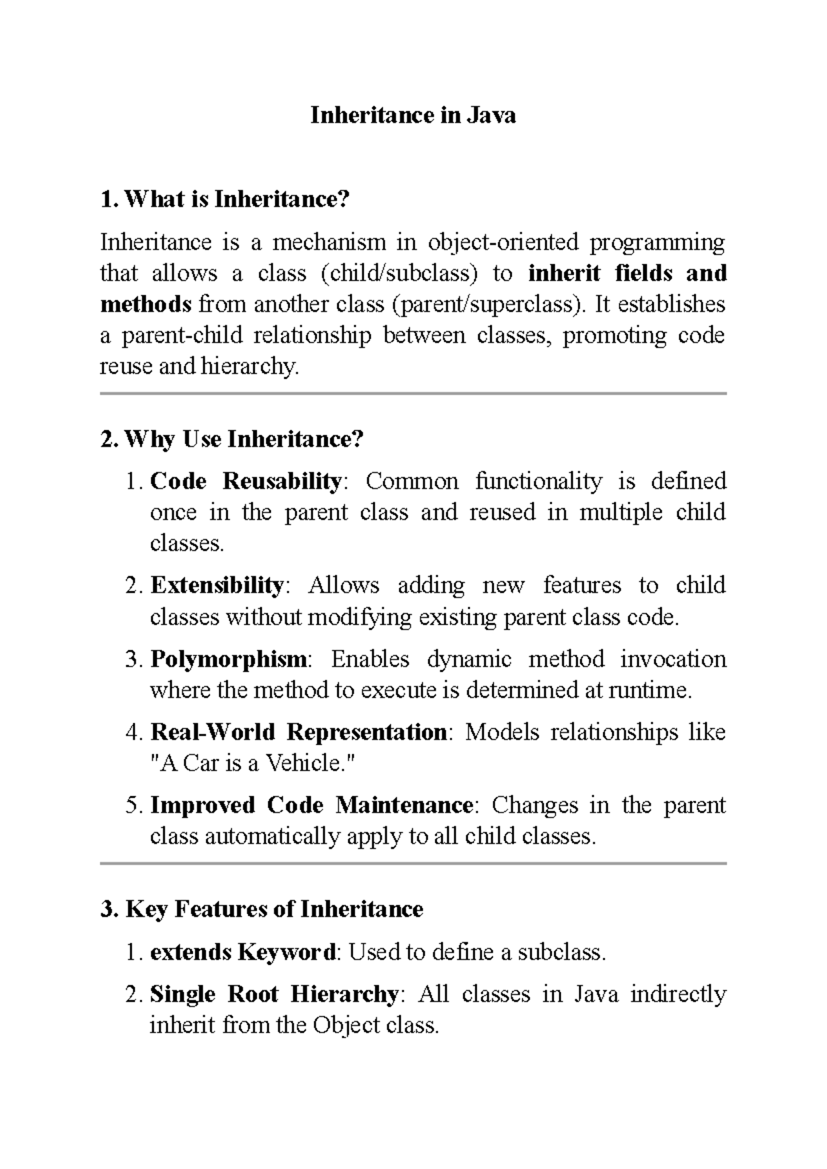 Java Inheritance Overview: Key Concepts, Advantages & Limitations ...