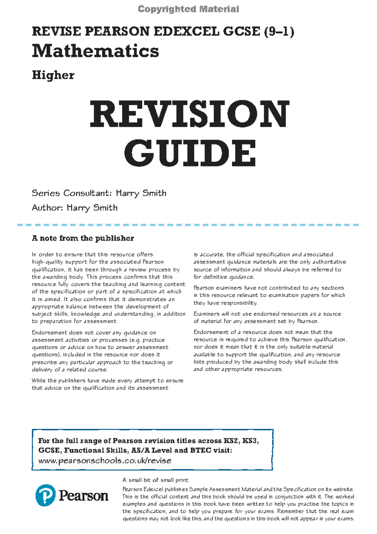 Edexcel GCSE Maths Revision Guide - Higher Level - Studocu