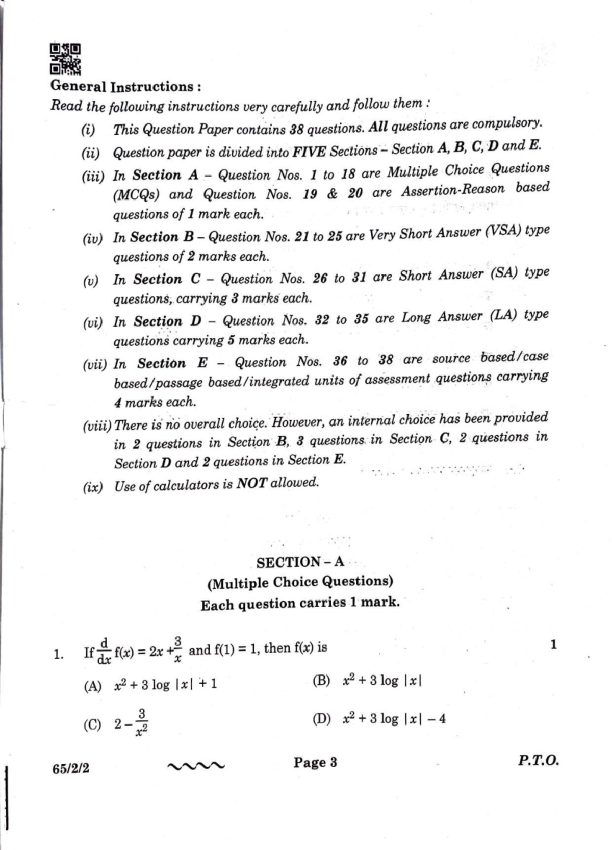 2023 MATH 12 Final Exam Instructions and Question Paper - Studocu