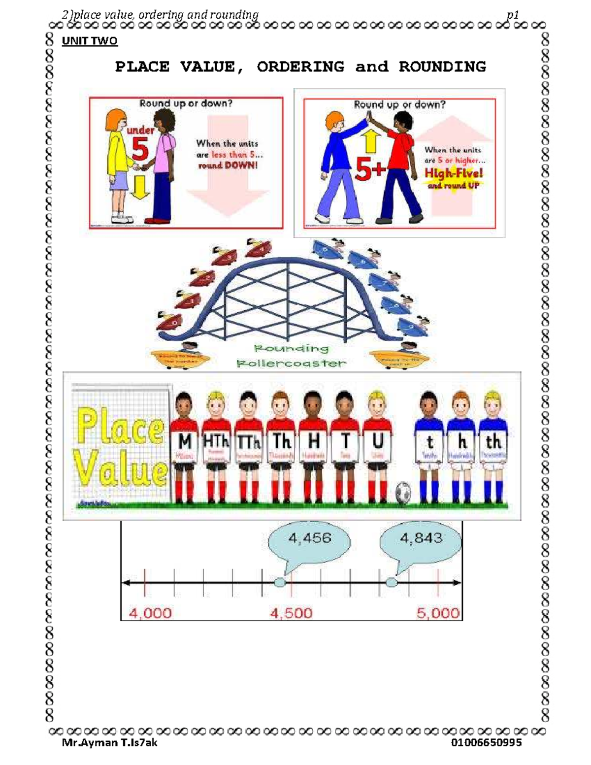 2) Place Value, Ordering, and Rounding - Unit 2 Notes - Studocu