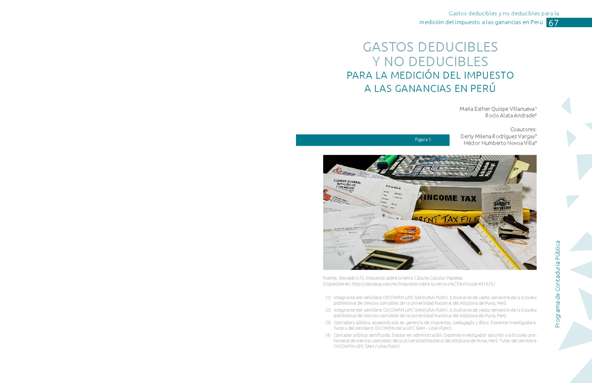 Gastos Deducibles y No Deducibles para el Impuesto a las Ganancias en ...