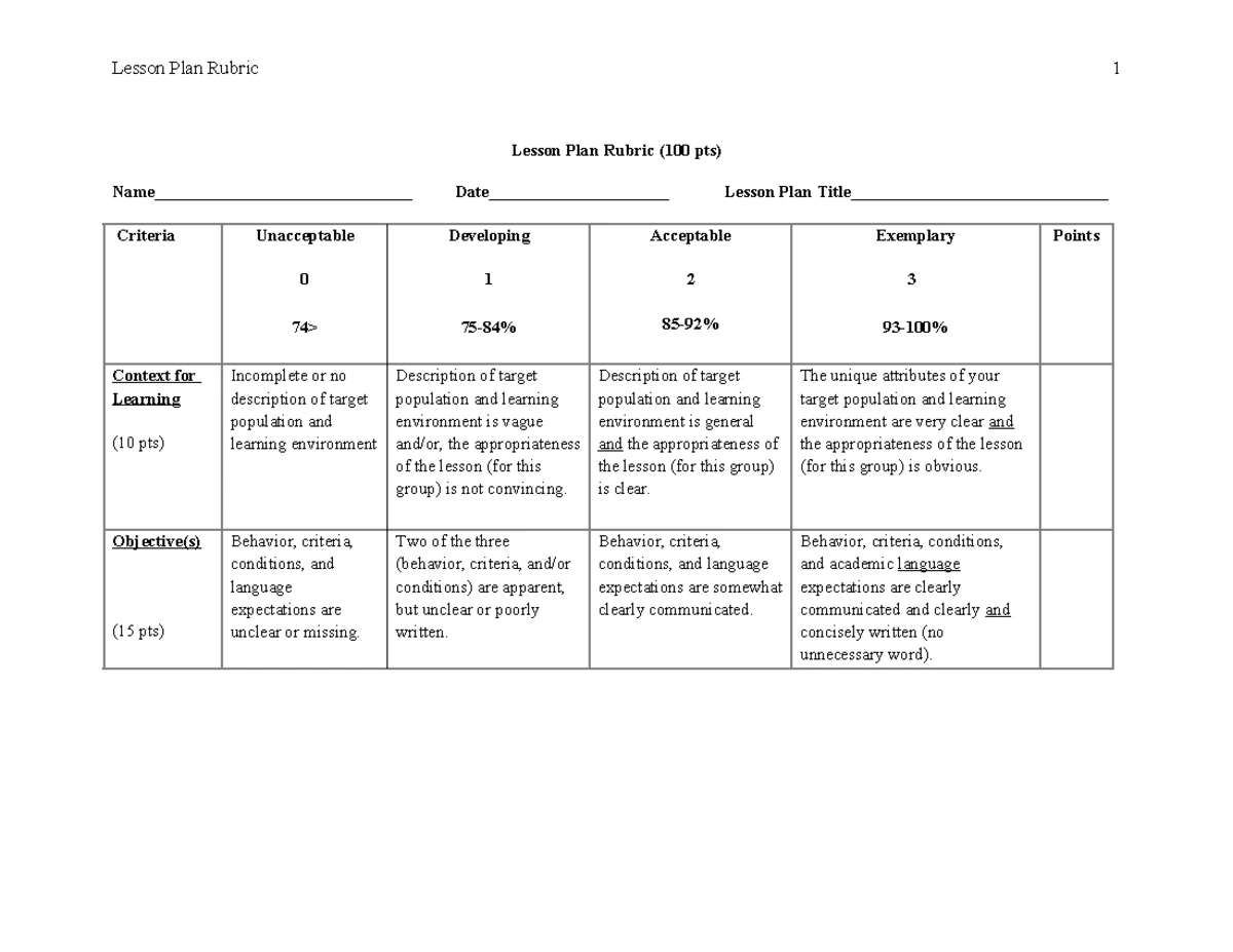 A Lesson Plan for EDUC 2: Enhancing Parent-Teacher Collaboration - Studocu