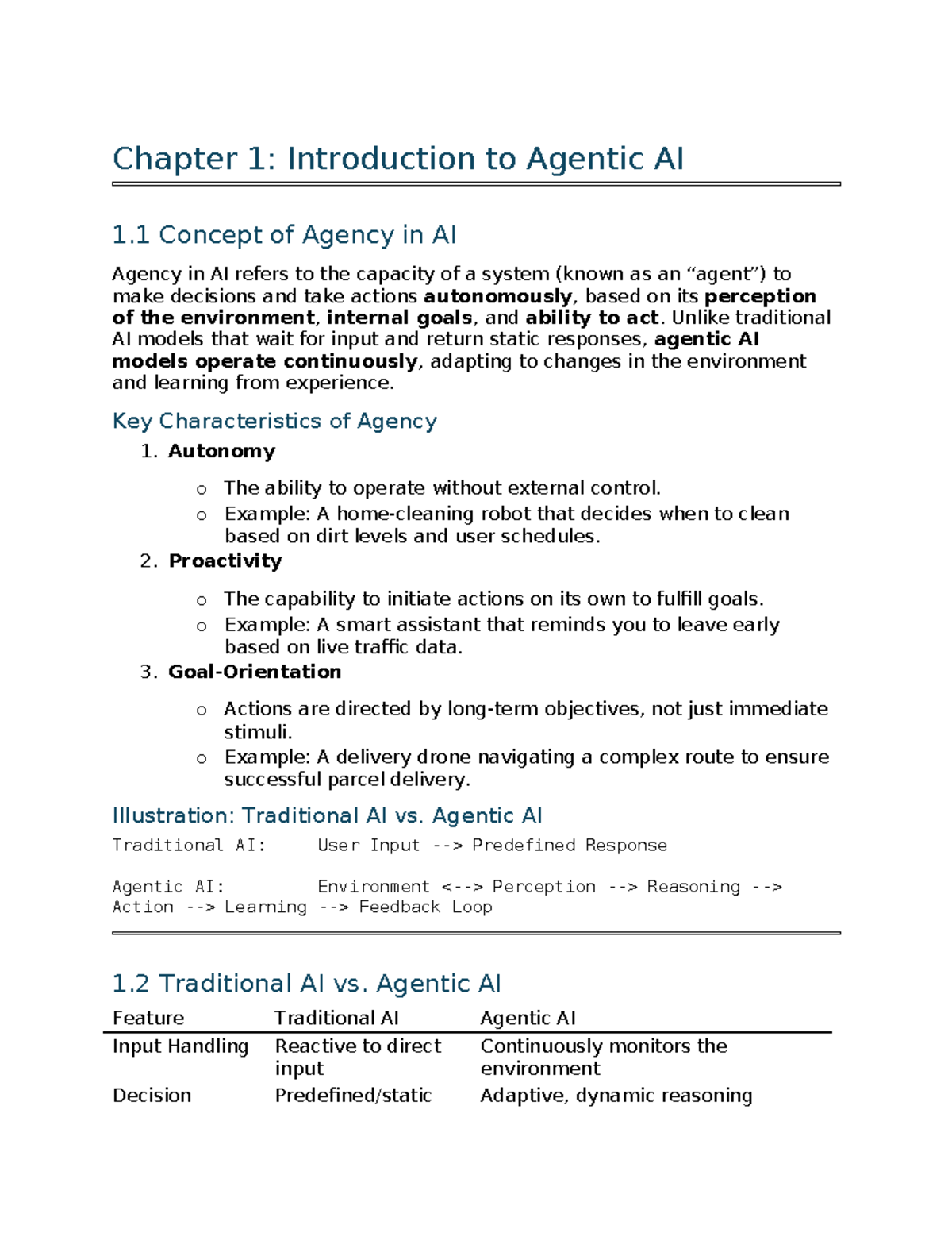 Chapter 1: Introduction to Agentic AI - Key Concepts & Quiz - Studocu