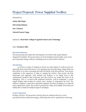 Temperature Controlled Fan Proposal - Electronics 1 Project Proposal ...