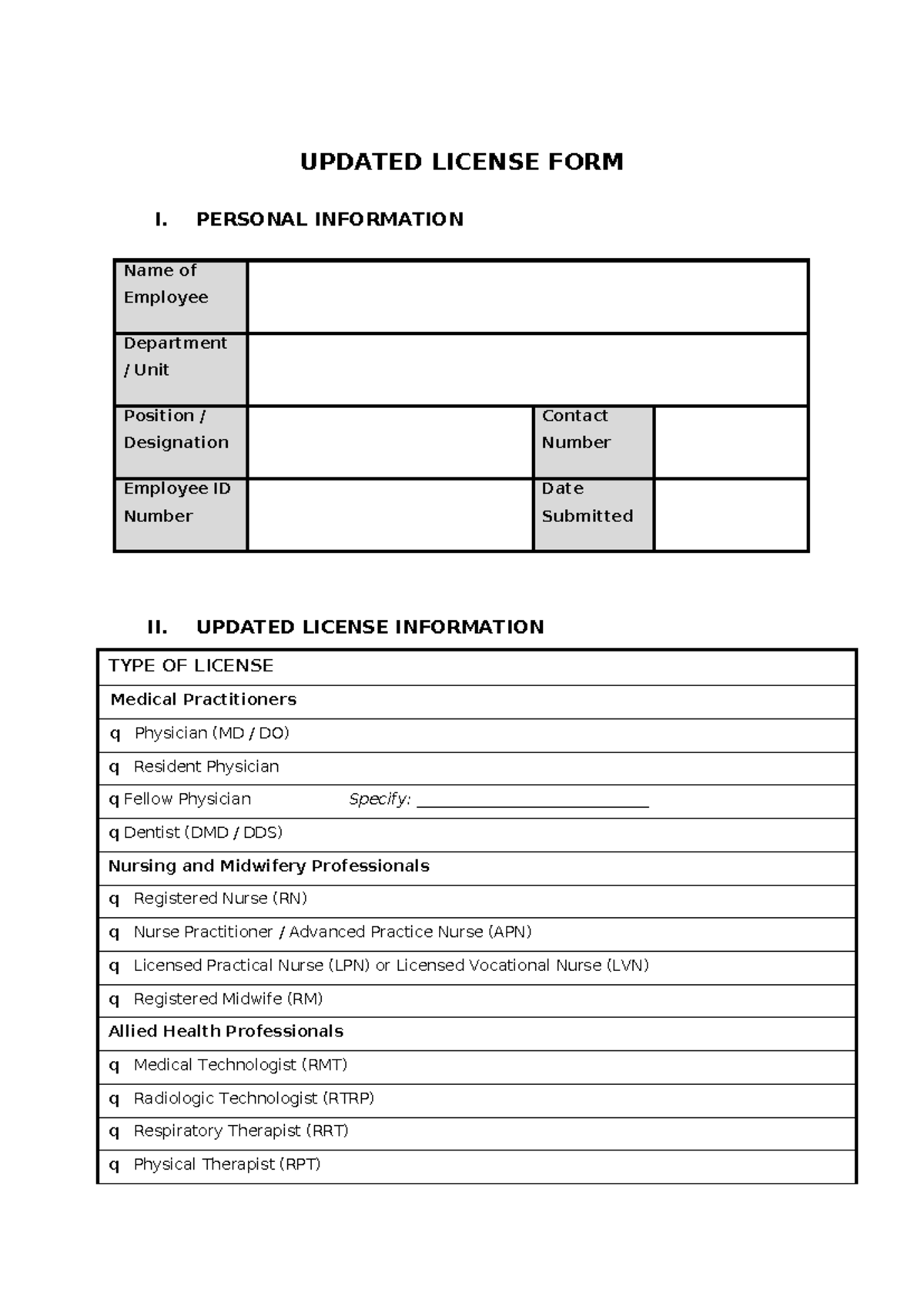 NLM LEC 201 FILE - Sample Employee Personal Data Sheet - Studocu