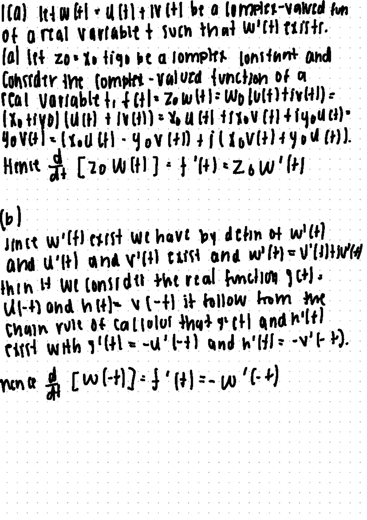 Complex Variable Lecture Notes 42, 43: Analytic Functions and Integrals ...