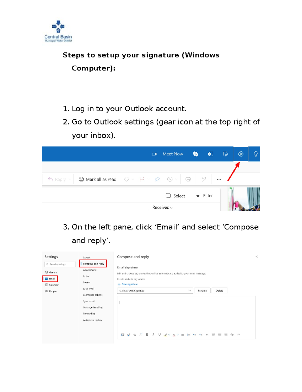 Step by step how to add signature - Steps to setup your signature ...
