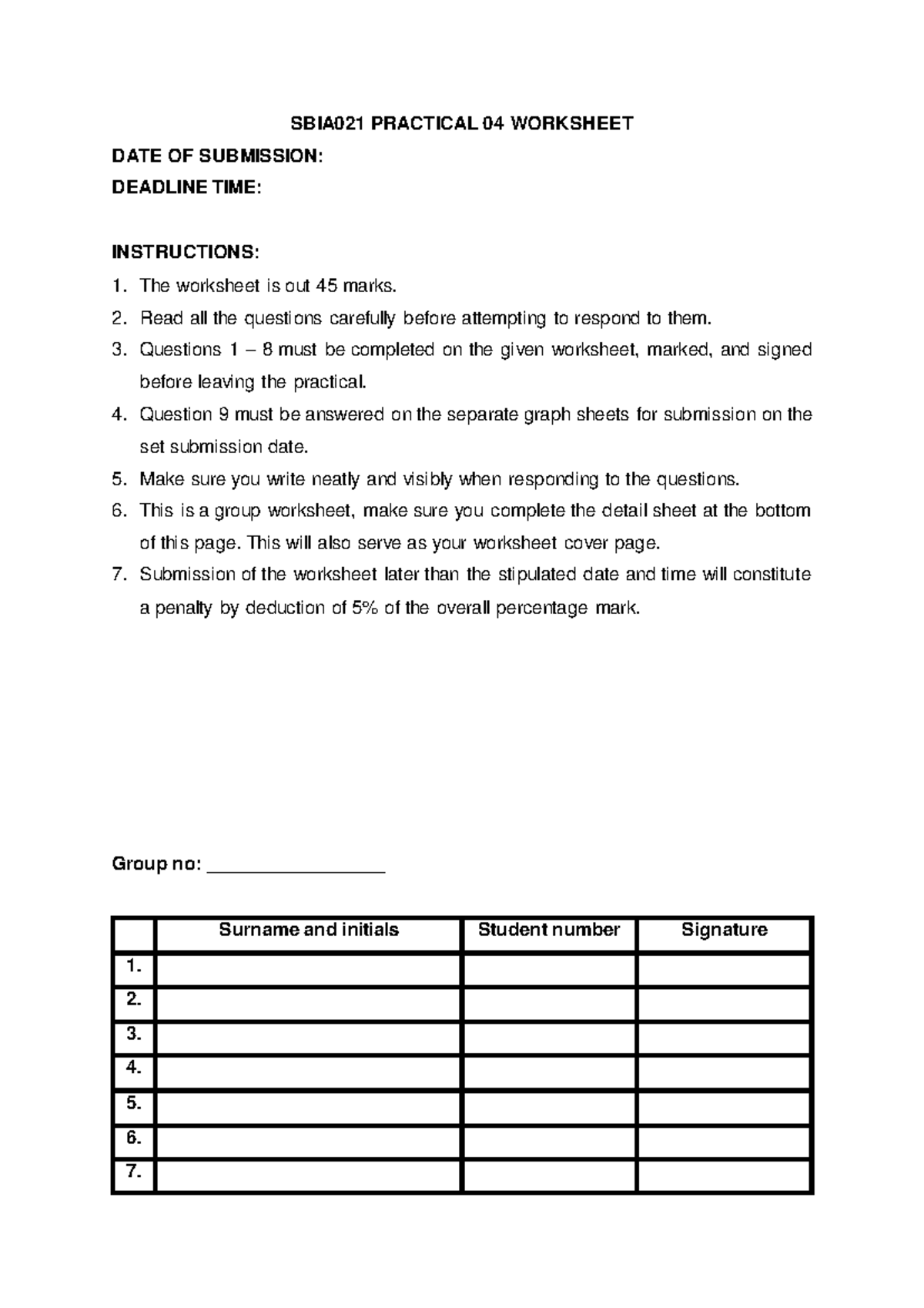 SBIA021 Practical Experiment 04 - Buffer Preparation Protocol ...