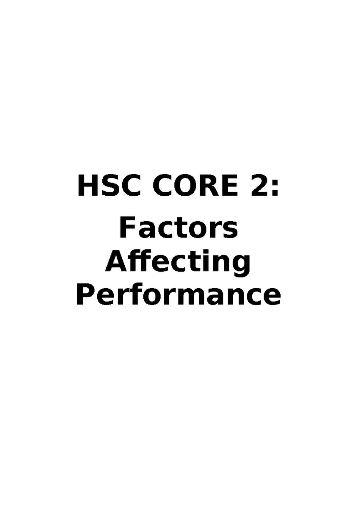 HSC Reflection Scaffold Guide for Module C Writing - Studocu