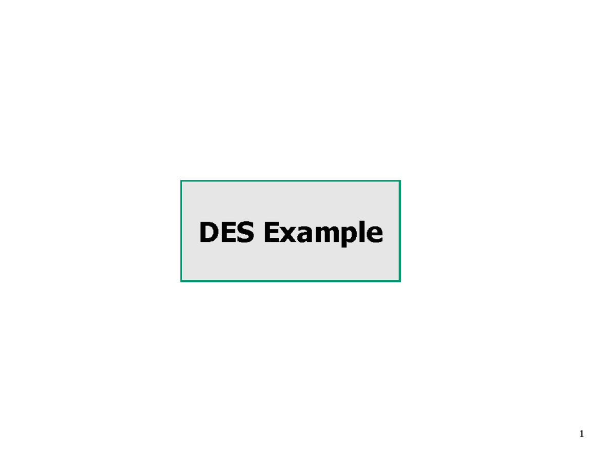 DES Example: Understanding Encryption and Key Generation Steps - Studocu