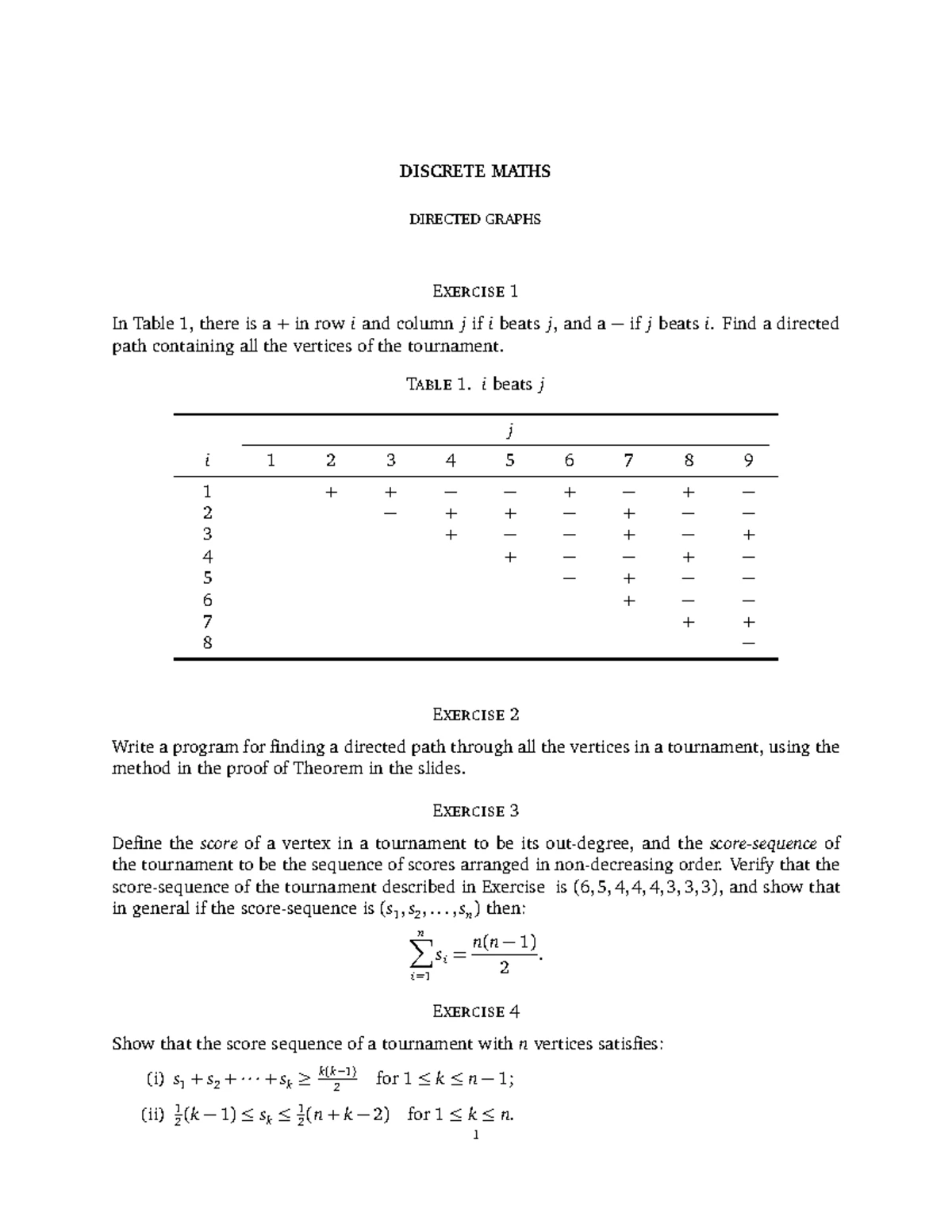 12 - Recurrence Relations in Discrete Mathematics Exercises - Studocu