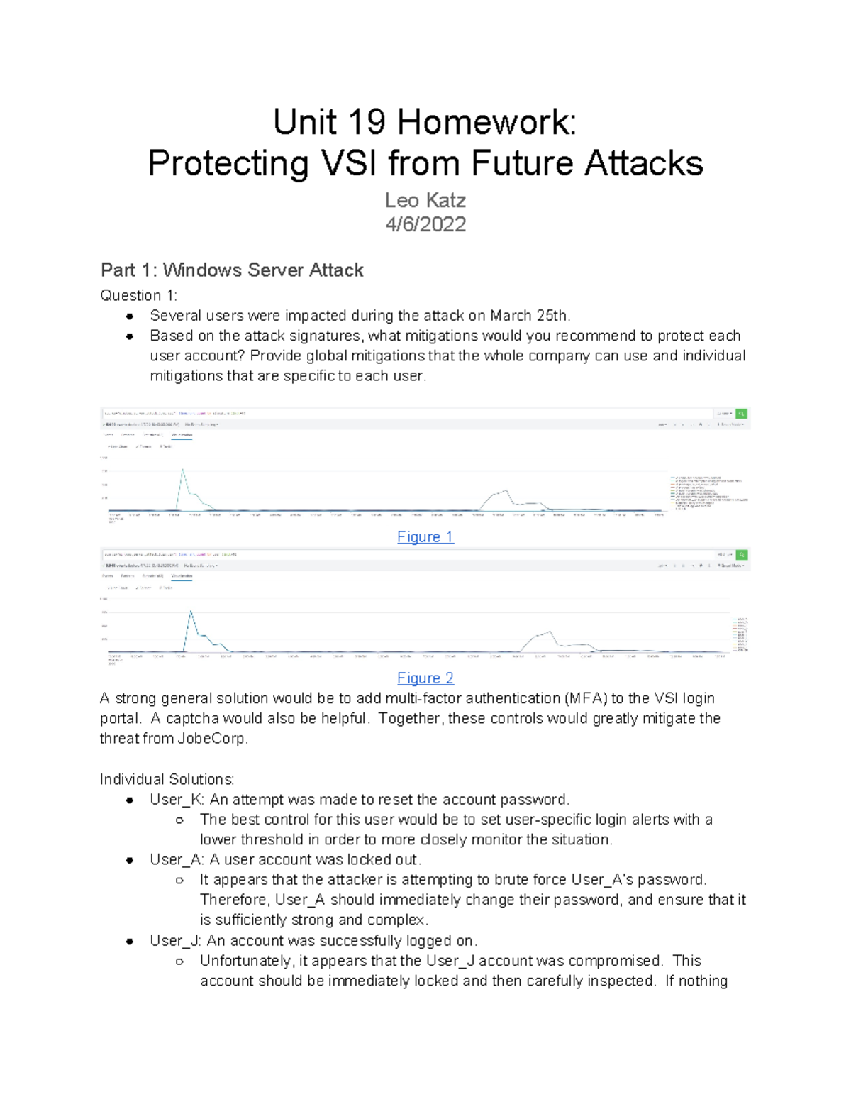 Unit 19 Homework - Day 1: Defensive Solutions Against Attacks - Studocu