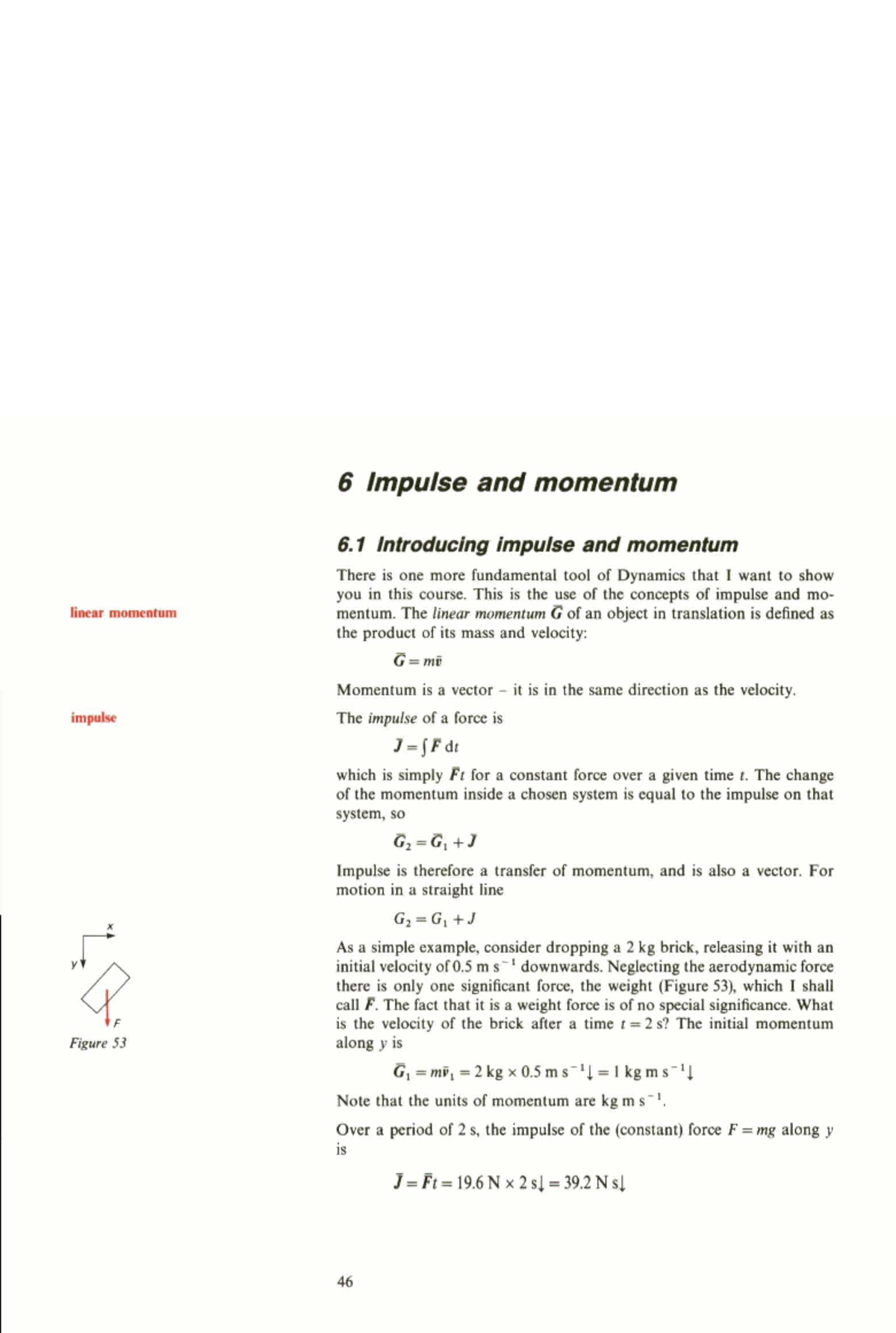 Impulse and Momentum - Lecture Notes 1,3-4 on Dynamics Principles - Studocu