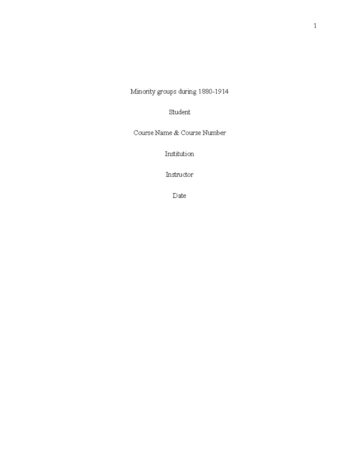 Minority Groups and Their Challenges: Women and African Americans - Studocu