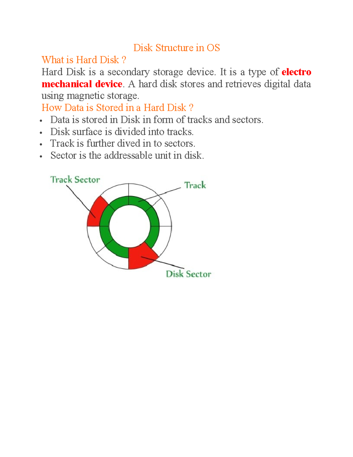 Disk Structure in OS: Understanding Hard Disk Storage & Scheduling ...