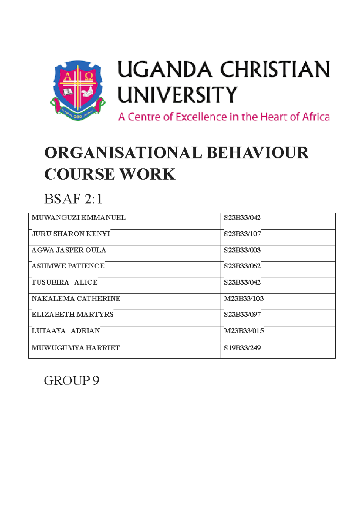 Organisational Behaviour (BSAF 2) - Exploring Key Concepts ...