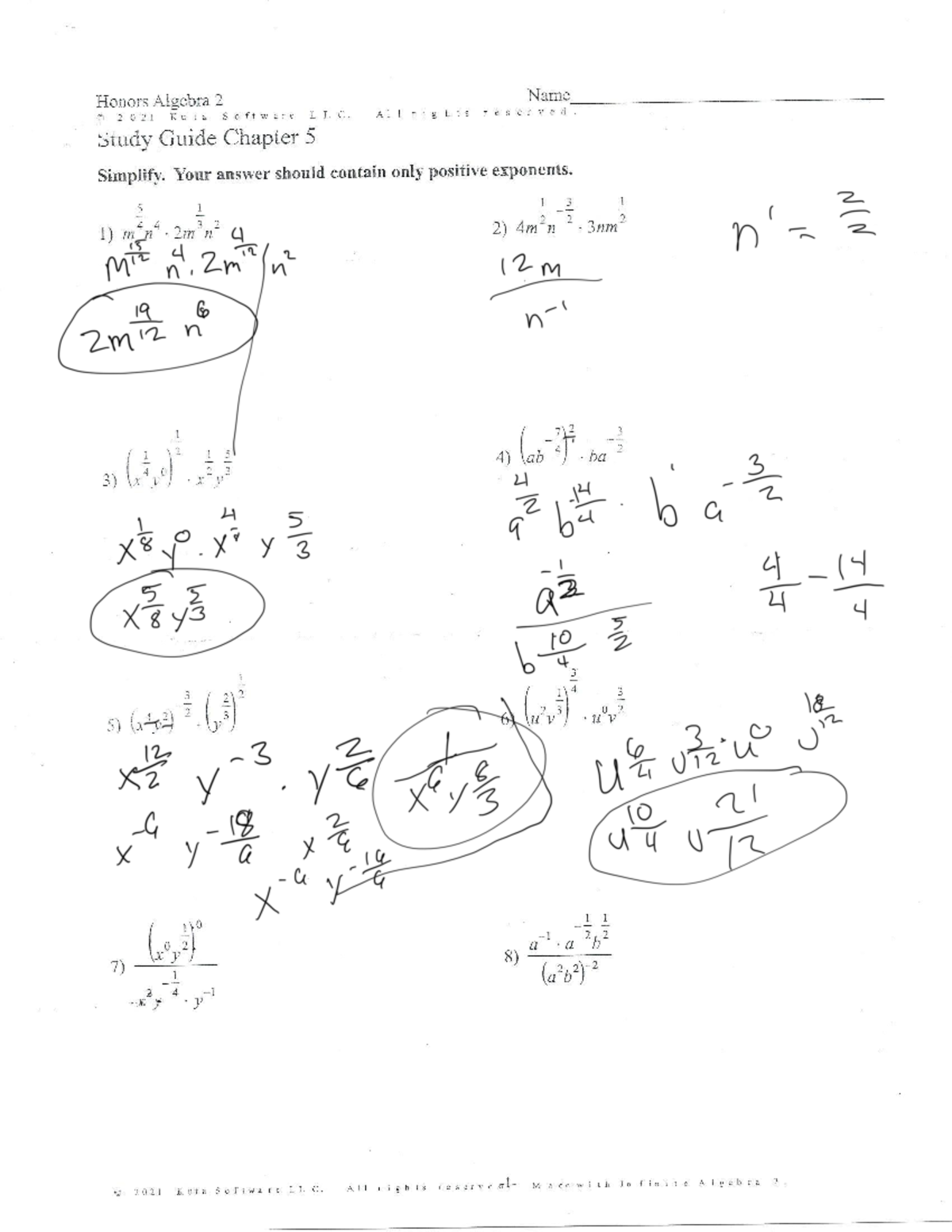 Chapter 5 Study Guide: Key Concepts and Review Questions - Studocu