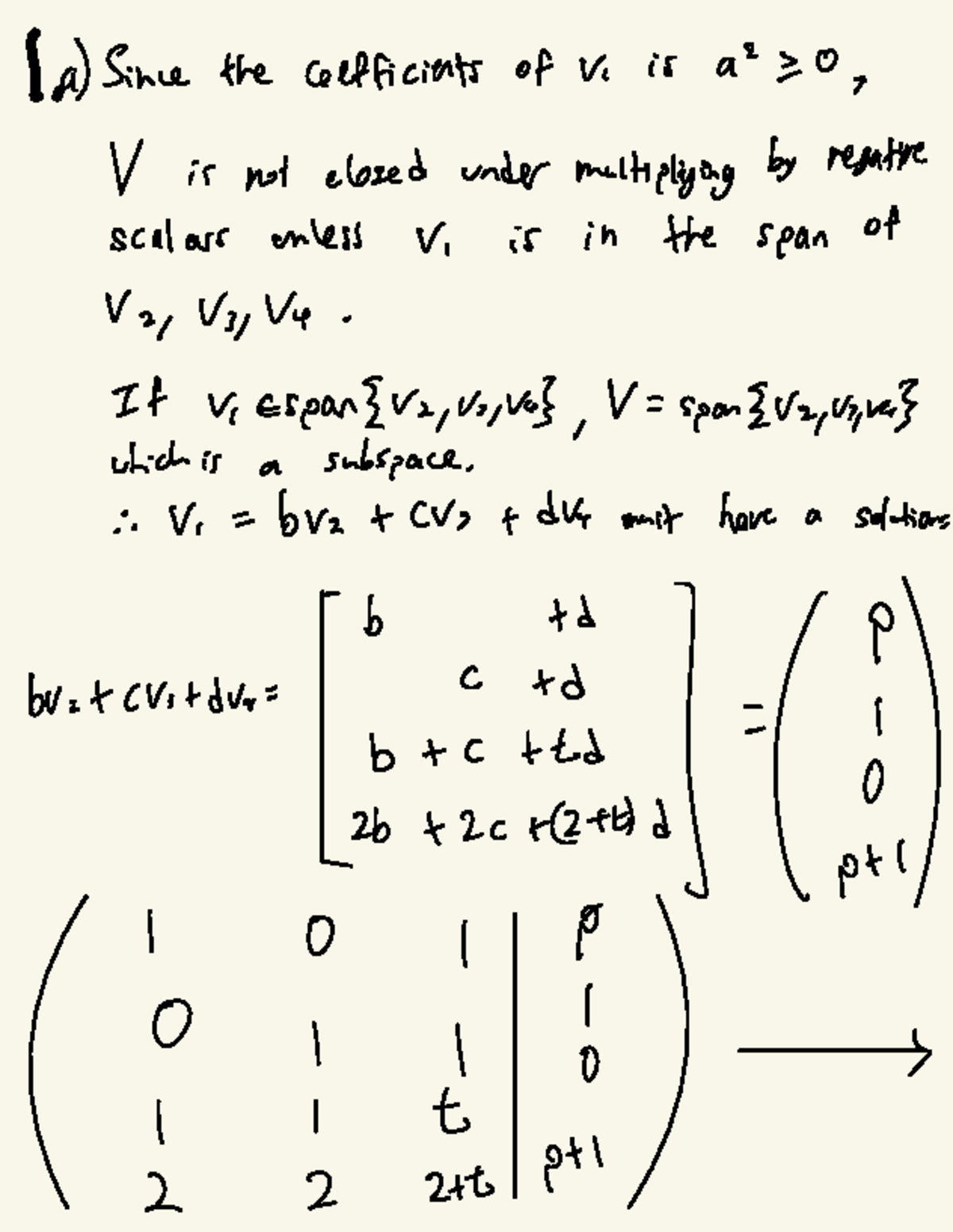 A0322628 E HW2 - Linear Algebra Concepts and Subspaces - Studocu