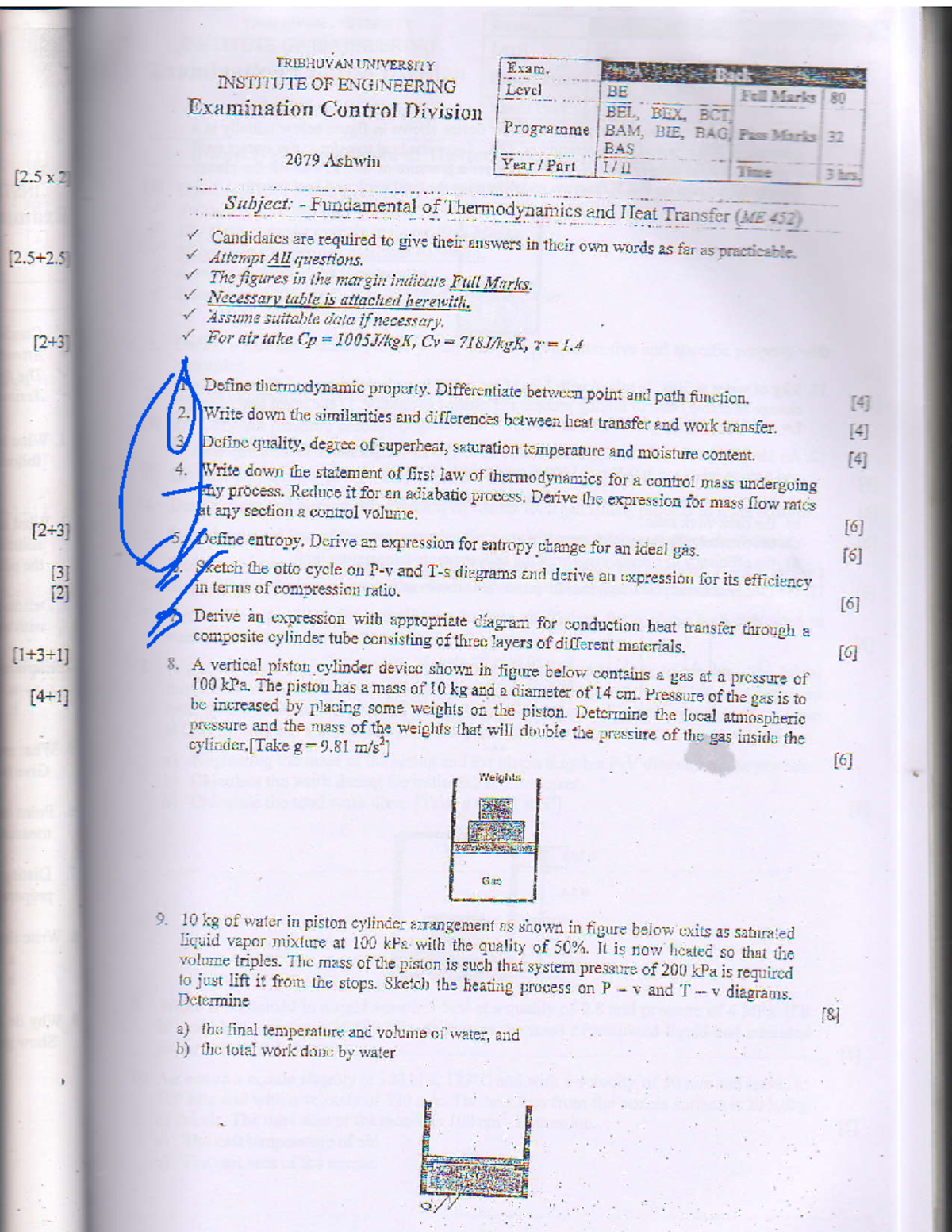 Fundamentals of Thermodynamics and Heat Transfer (ME452) Exam Notes ...